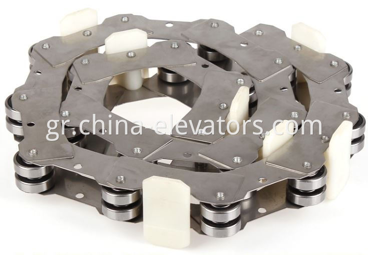 Reversing Chain for Fujitec Public Transit Escalator 17 pcs / 19 pcs rollers 